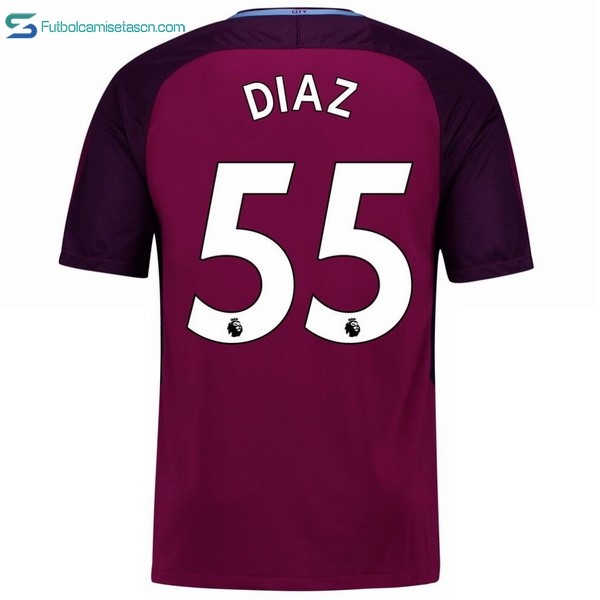 Camiseta Manchester City 2ª Diaz 2017/18